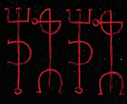 Mynd af draumstöfum